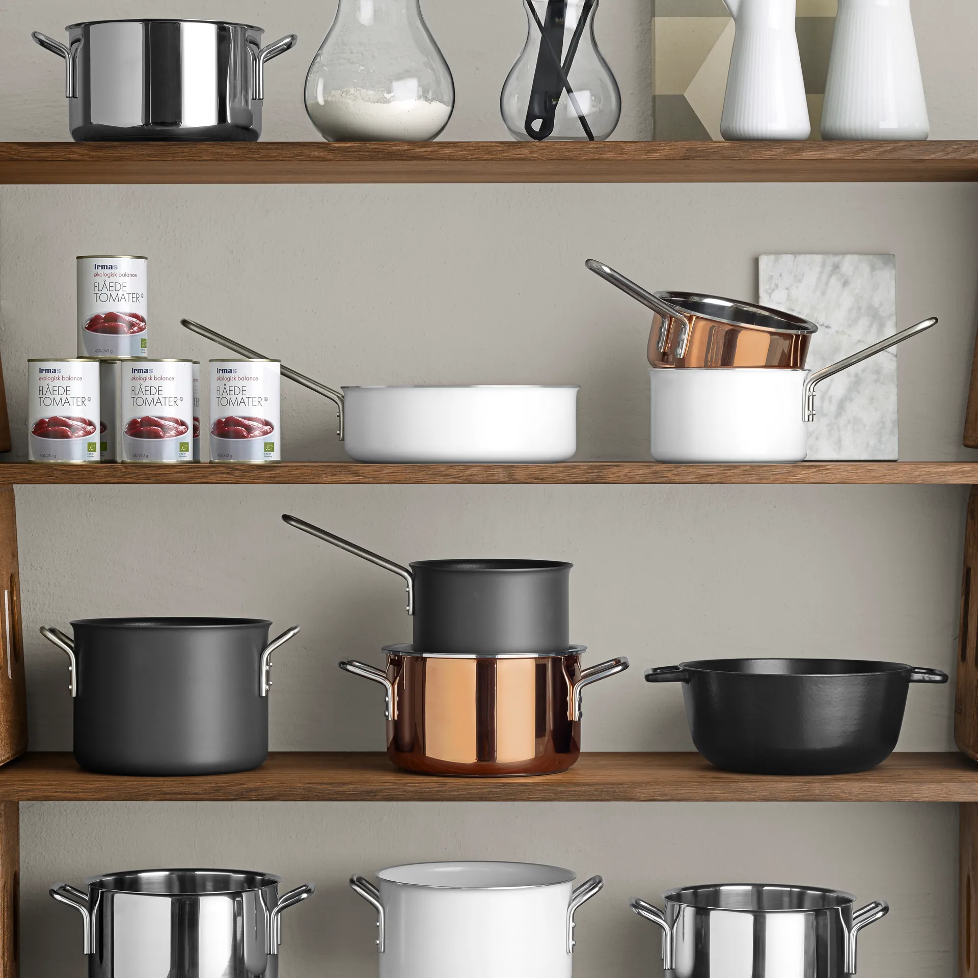 Eva Trio White Line traktørpanne, 24 cm Eva Solo