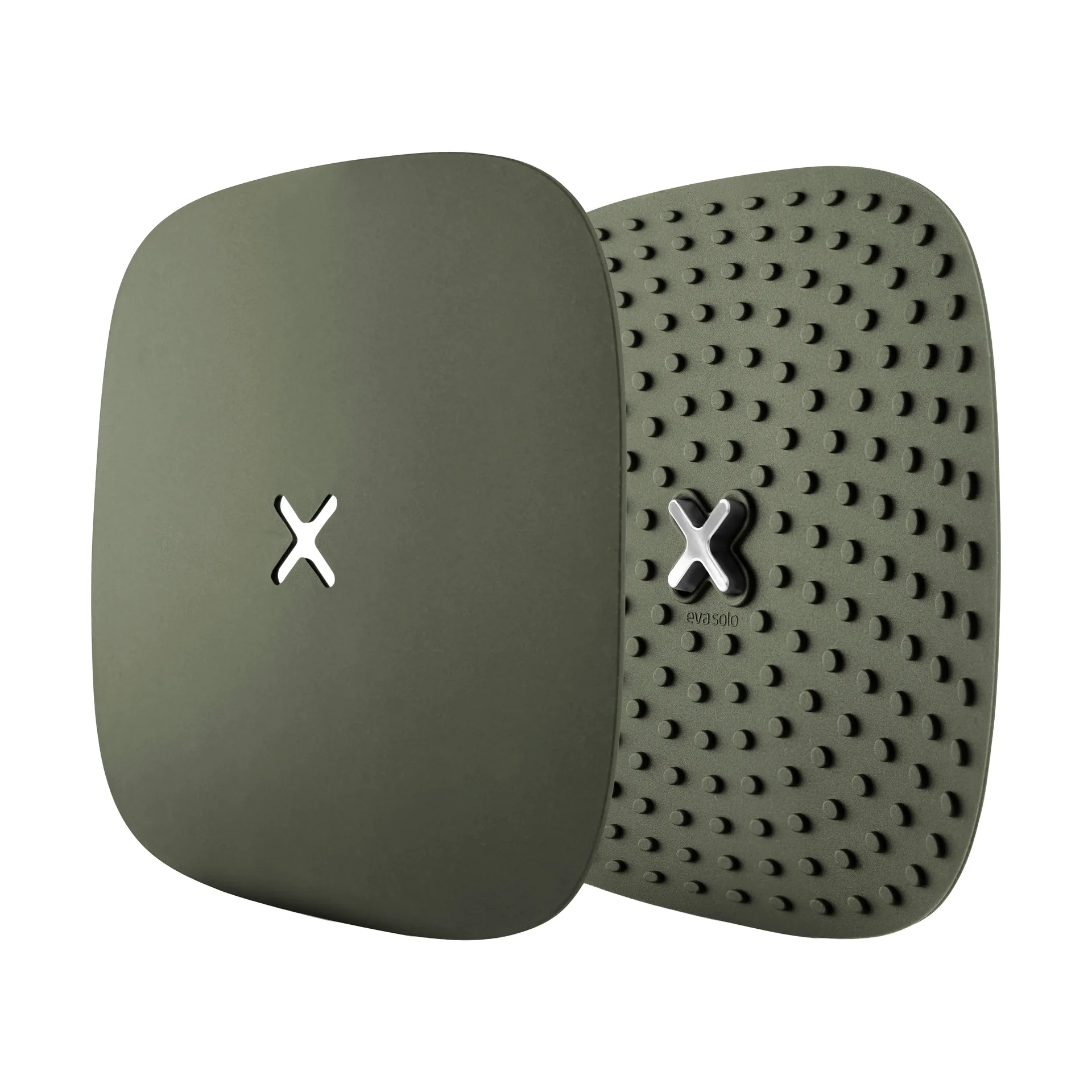 Green Tool grytekluter med krok 18x18 cm 2-pakning, Grønn Eva Solo