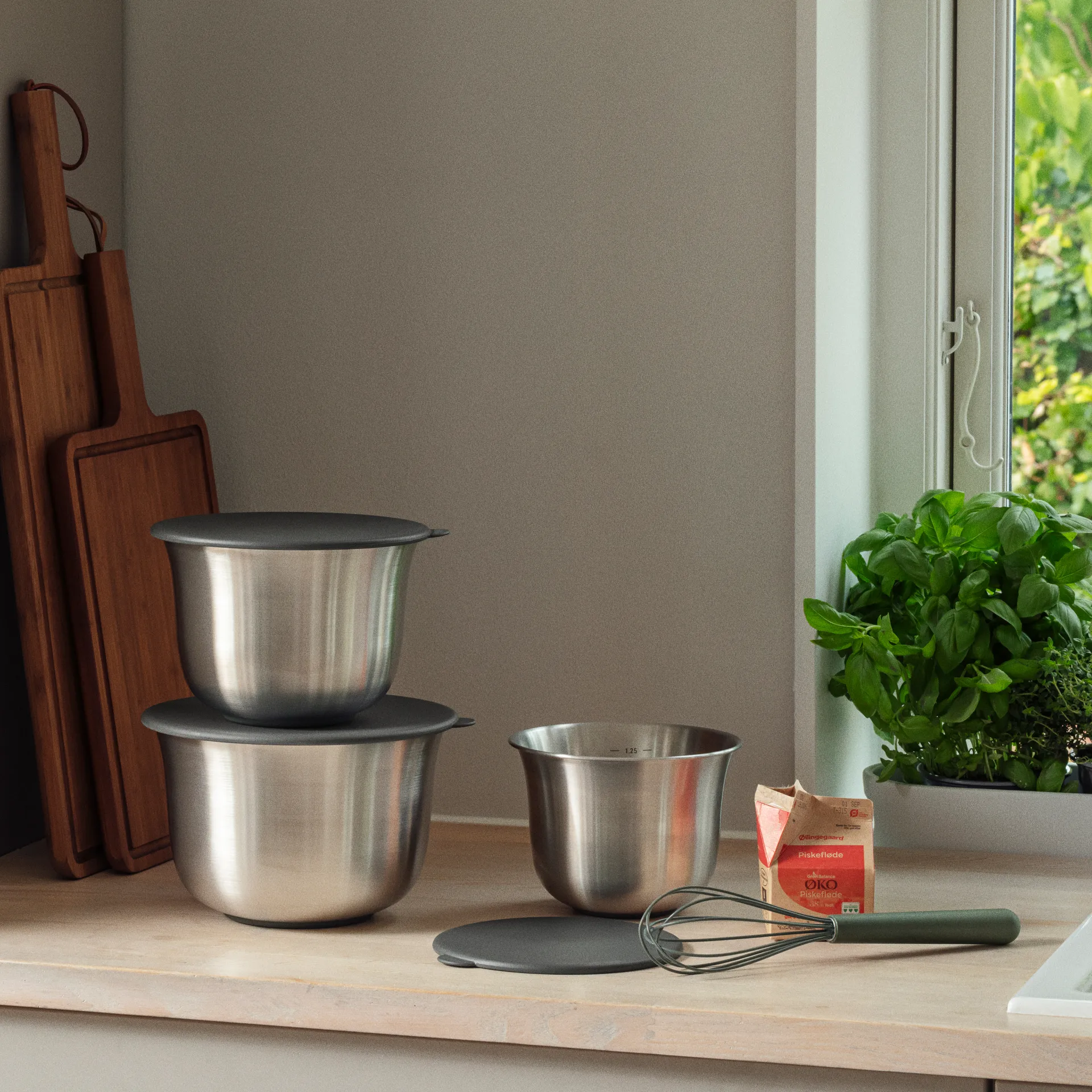 Green tools lokk til blandebolle, Green, Ø18 cm Eva Solo