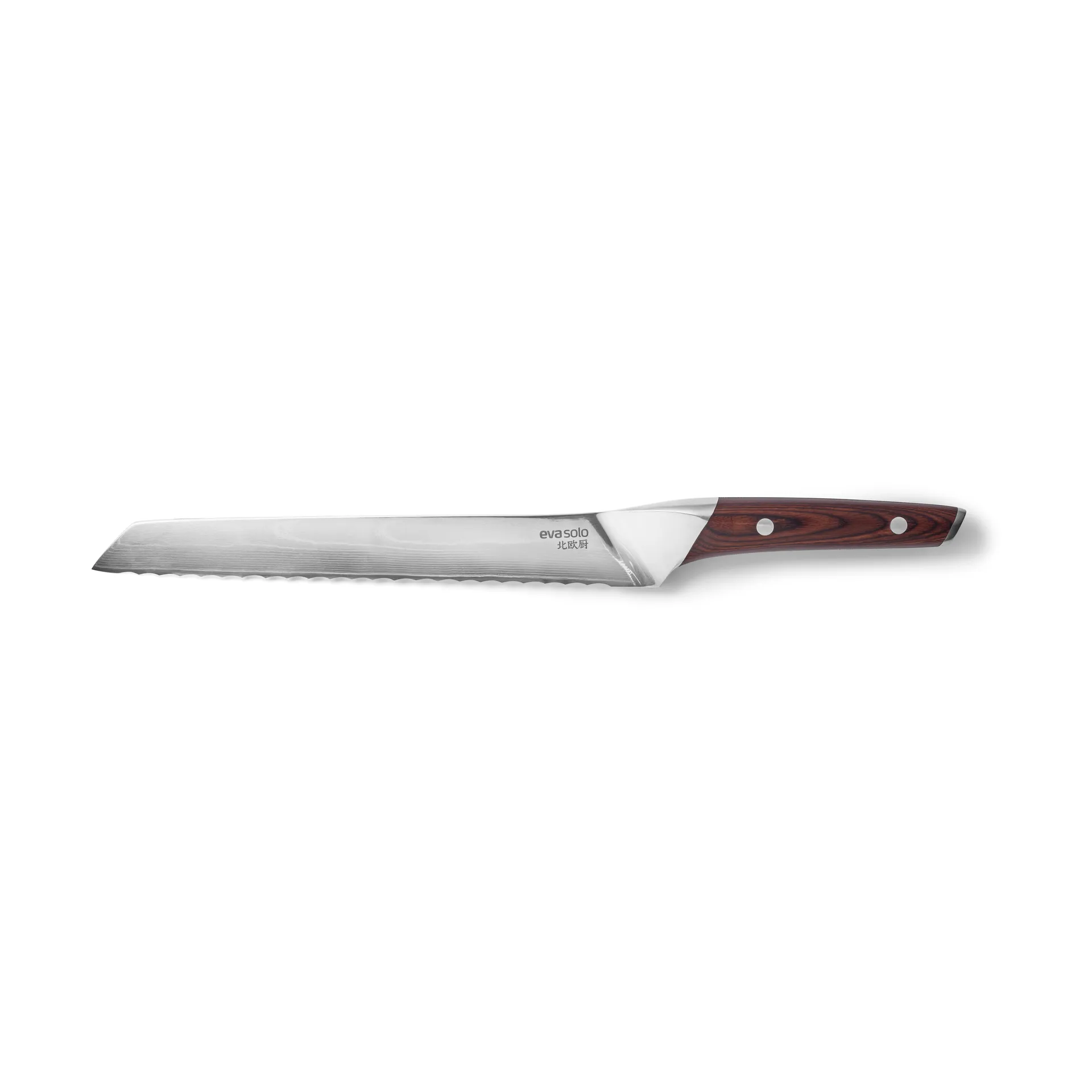 Nordic Kitchen brødkniv 24 cm, Damaskusstål Eva Solo