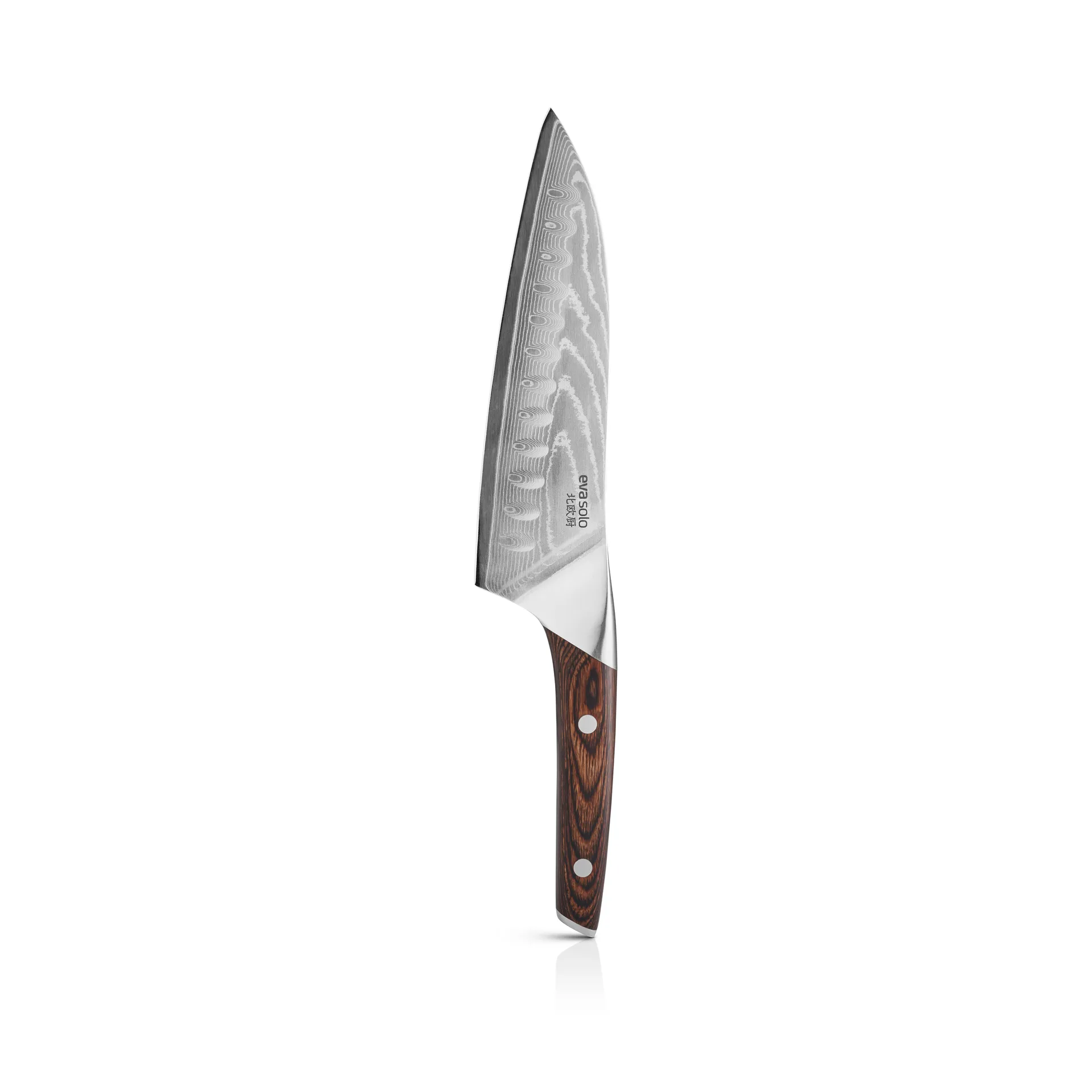 Nordic Kitchen santokukniv 18 cm, Damaskusstål Eva Solo