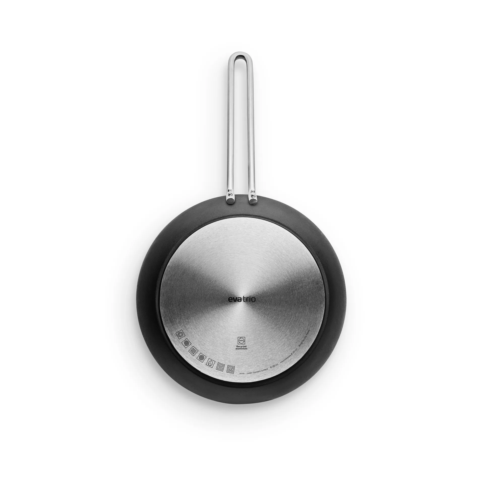 Professional Laser Titanium Slip-Let stekepanne, Black, Ø28 cm Eva Solo