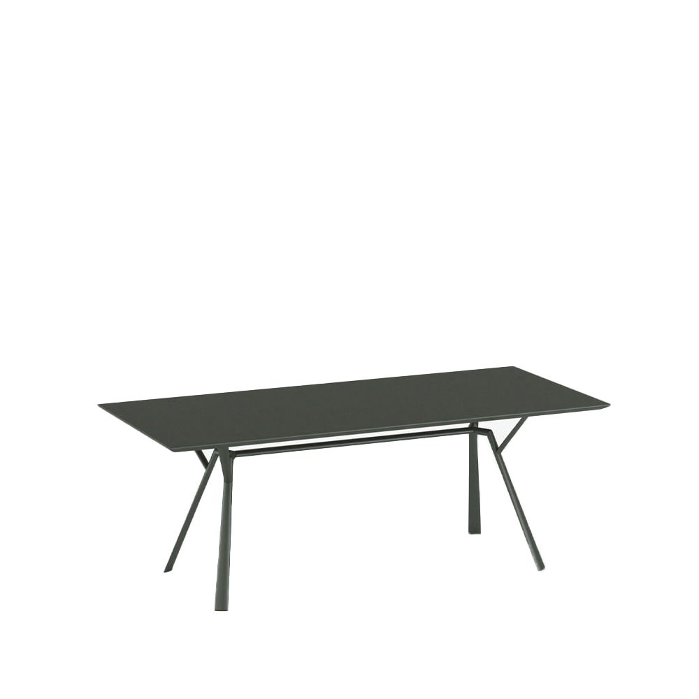 Fast Radice Quadra bord Metallic grey 90 x 200 cm