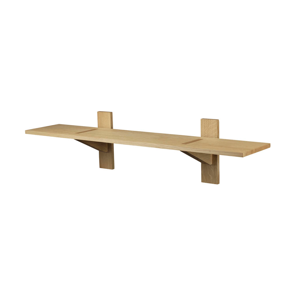 FDB Møbler B100 Sorø hylle 24x100 cm oak nature oiled
