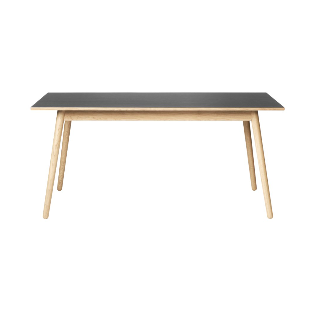 FDB Møbler C35B spisebord 82×160 cm Black-oak nature lacquered