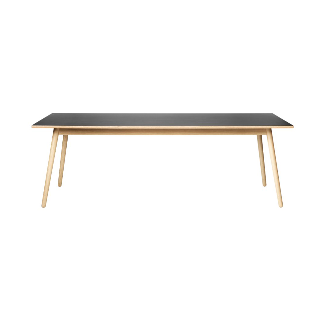 FDB Møbler C35C spisebord 95×220 cm Black-oak nature lacquered