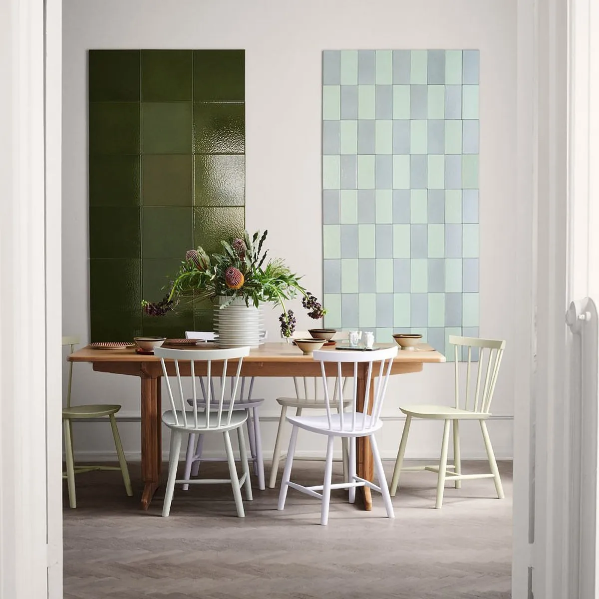 C64 Shaker spisebord 90x180 cm, Oak nature oiled FDB Møbler