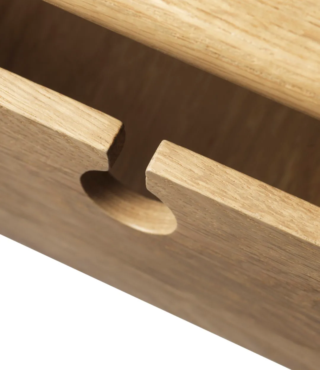 C67 Butler skrivebord, Oak nature lacequered, 60x156 cm FDB Møbler