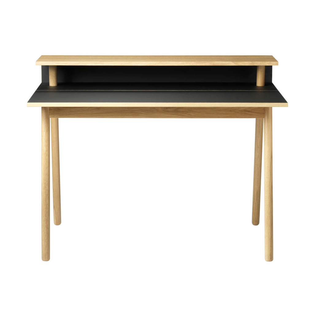 FDB Møbler C68 Nørrebro skrivebord Nero-oak nature lacquered