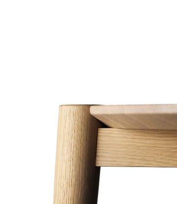 D102 Søs sofabord Ø55 cm - Oak nature lacquered - FDB Møbler