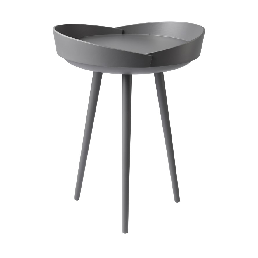 Bilde av FDB Møbler D106 Bakkedal serveringsbord Ø38 cm Beech dark blue painted