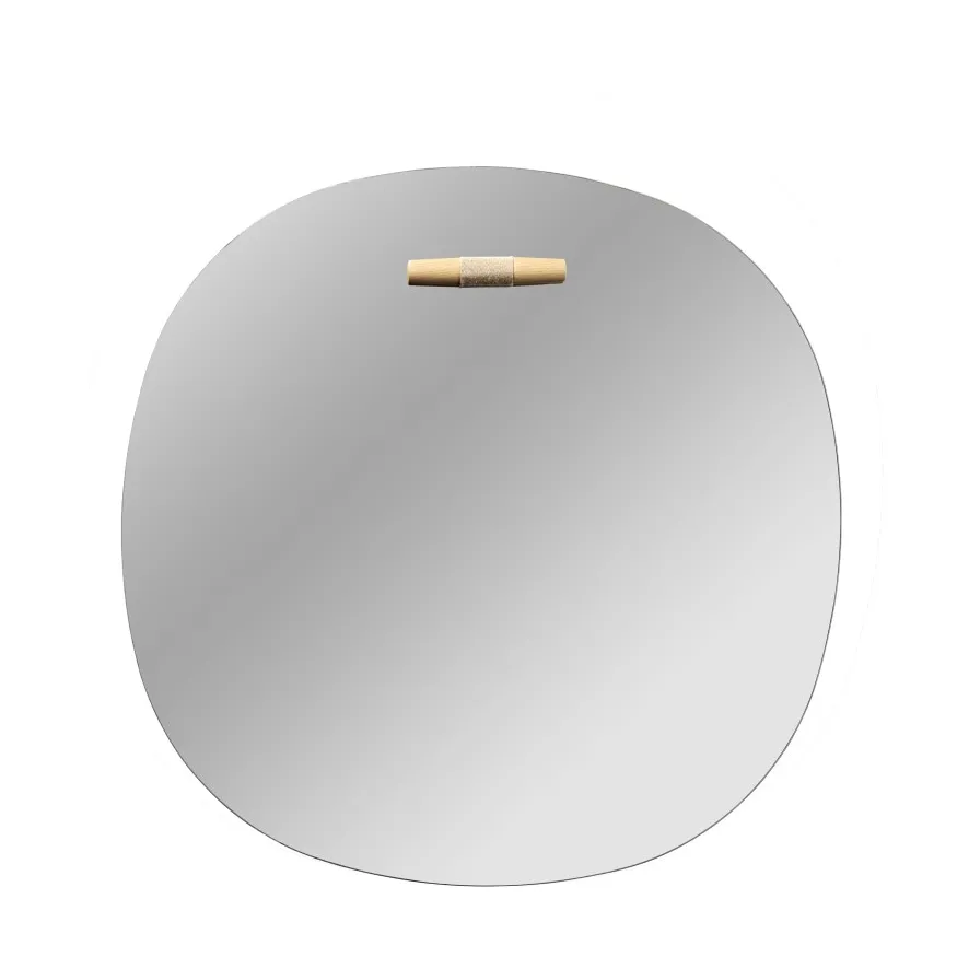 I4 Birksø veggspeil, Oak nature lacquered 50 cm FDB Møbler