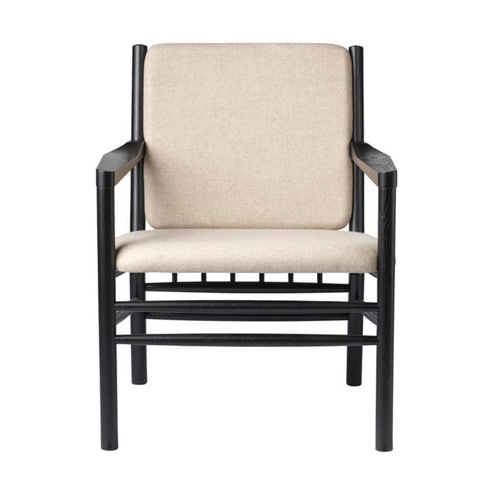 J147 lenestol - Oak black painted-beige - FDB Møbler