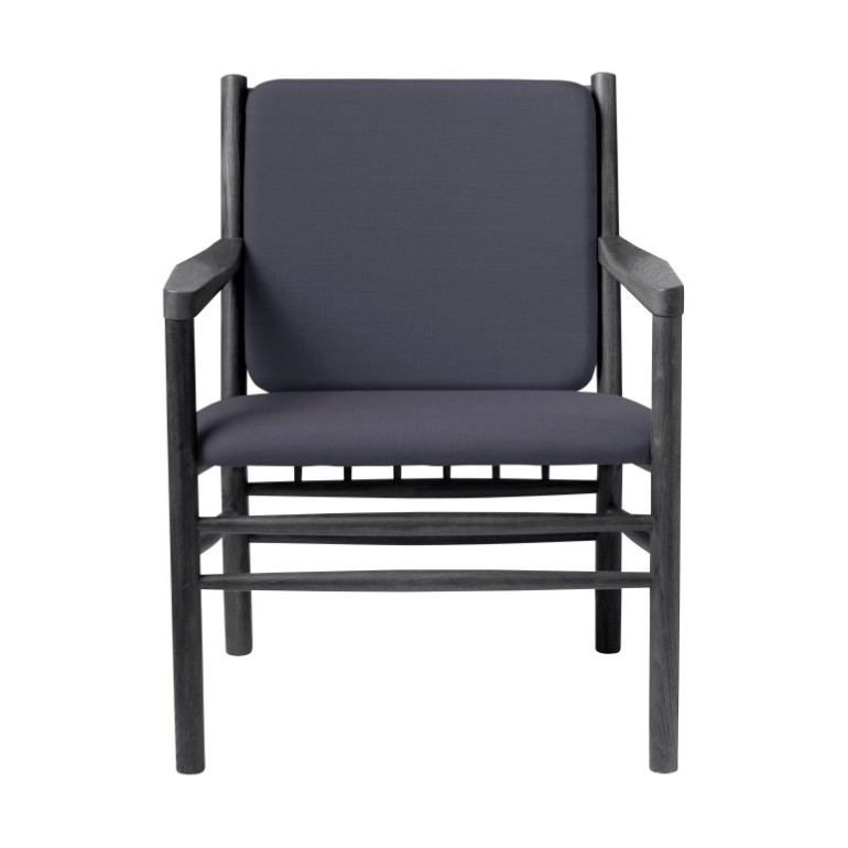 FDB Møbler J147 lenestol Oak black painted-dark blue
