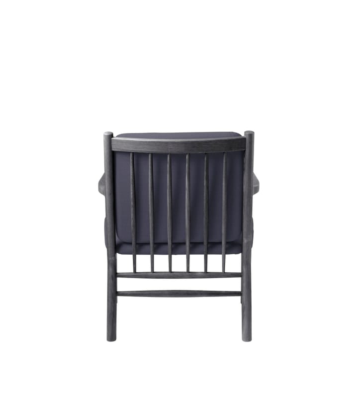 J147 lenestol, Oak black painted-dark blue FDB Møbler