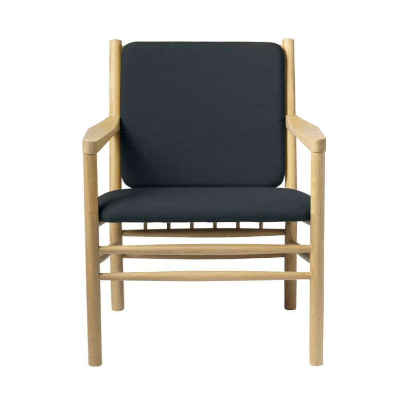 FDB Møbler J147 lenestol Oak nature lacquered-dark green