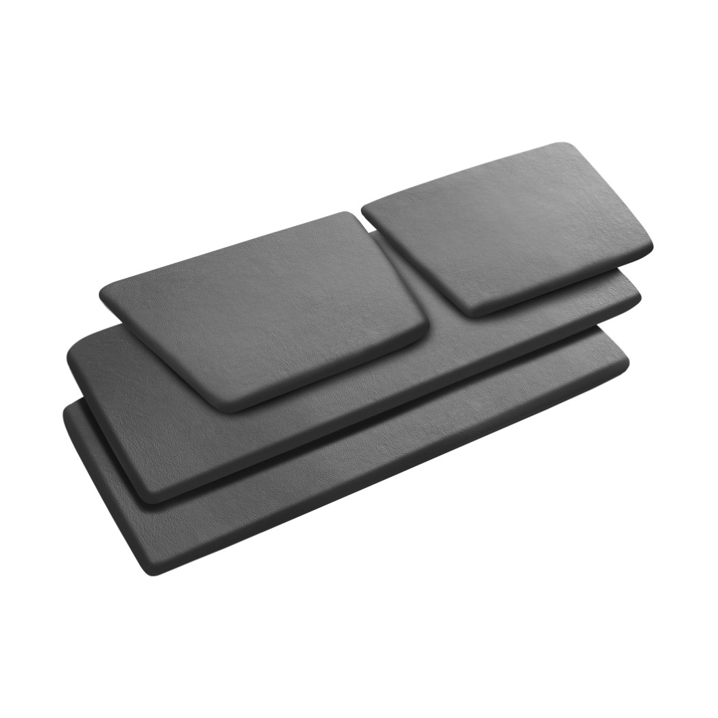 FDB Mbler J148 sittepute Black leather | Skandinavisk Design | Stolputer | Svart