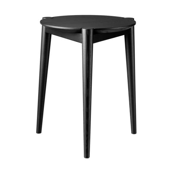 FDB Møbler J160 krakk 35 cm Oak black painted