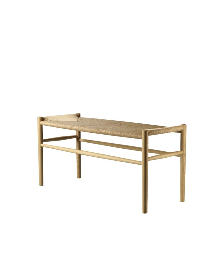 J163 Piano benk, Oak nature lacquered FDB Møbler
