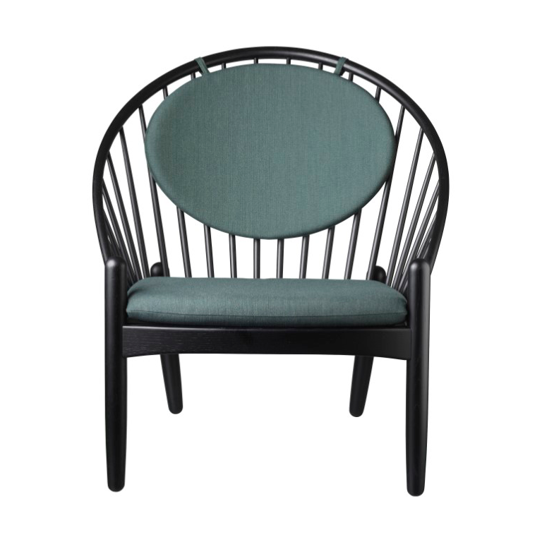 FDB Møbler J166 Jørna stol Oak black pained-dark green