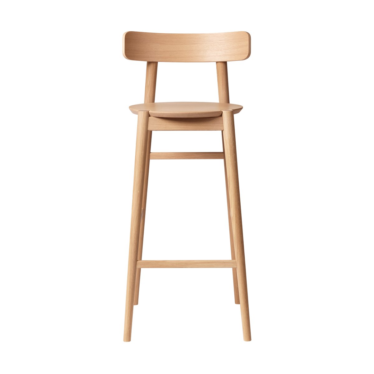 FDB Møbler J184 Øst barstol 75 cm Oak nature lacquered