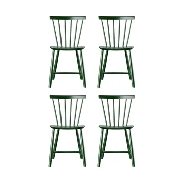 J46-pakkeol, Bøk bottle green malt, 4‑pakning - FDB Møbler