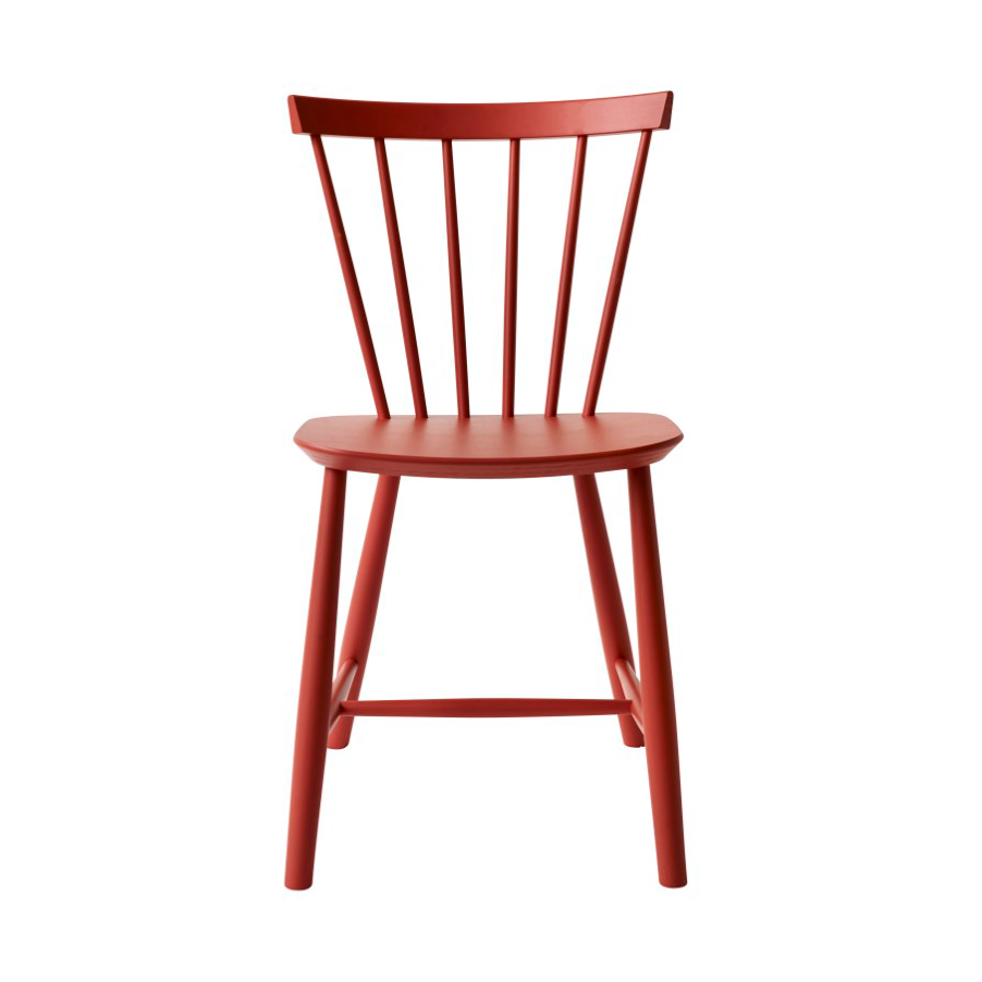 FDB Mbler J46 stol Beech red painted | Skandinavisk Design | Stoler | Rød