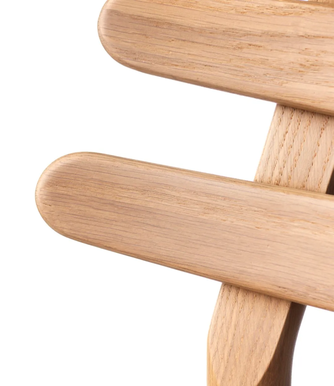 J48 stol, Oak nature lacquered- anthracite FDB Møbler