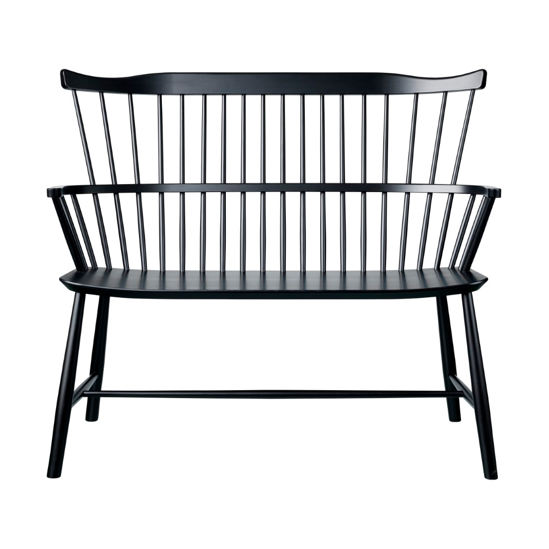 FDB Mbler J52D benk Beech black painted | Skandinavisk Design | Benker | Svart