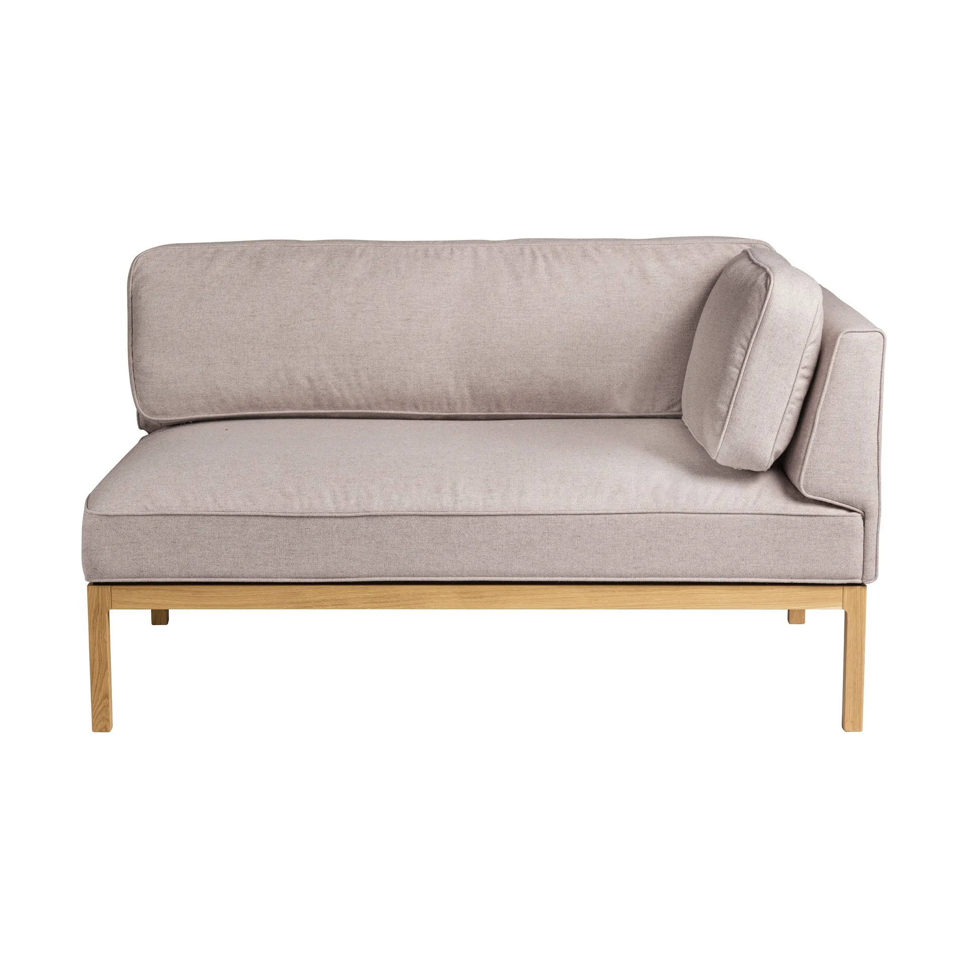 L37 7-9-13 sofa-modul høyre hjørne 130 cm, Stone-lacquered oak FDB Møbler