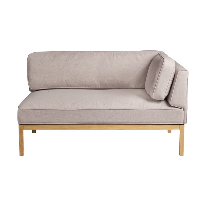 L37 7-9-13 sofa-modul høyre hjørne 130 cm - Stone-lacquered oak - FDB Møbler