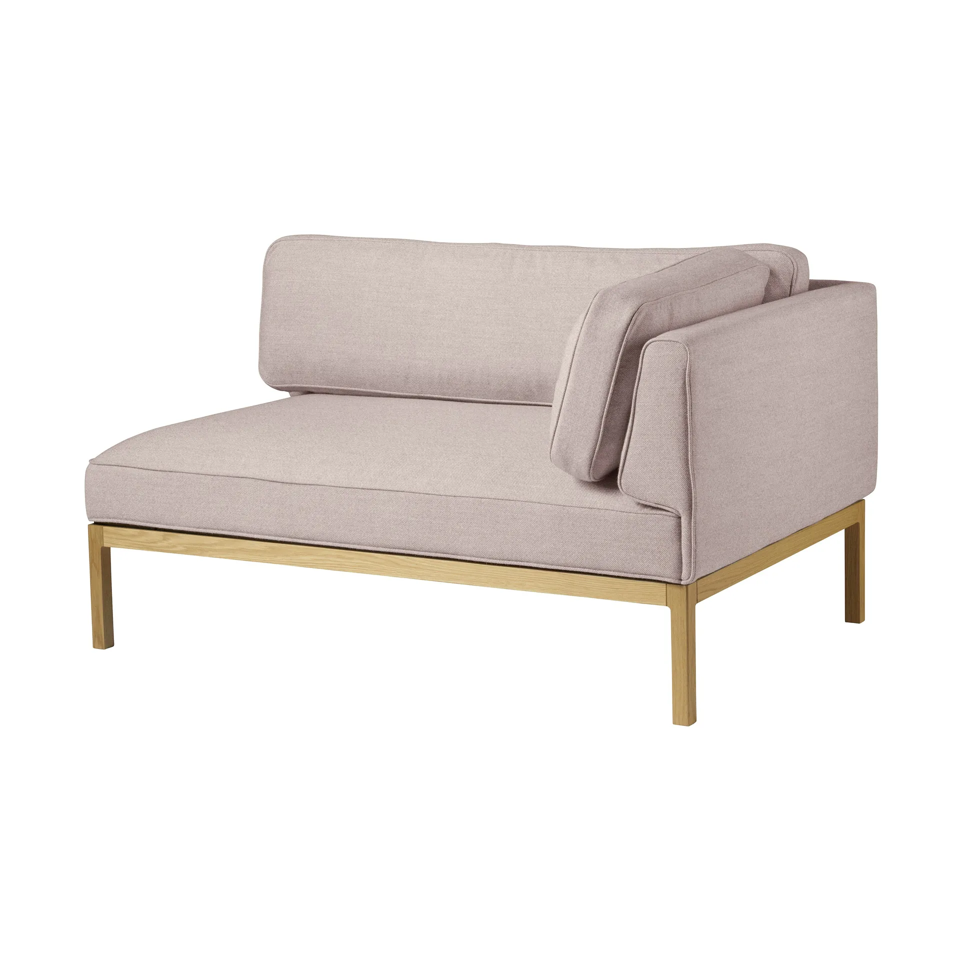 L37 7-9-13 sofa-modul høyre hjørne 130 cm, Stone-lacquered oak FDB Møbler