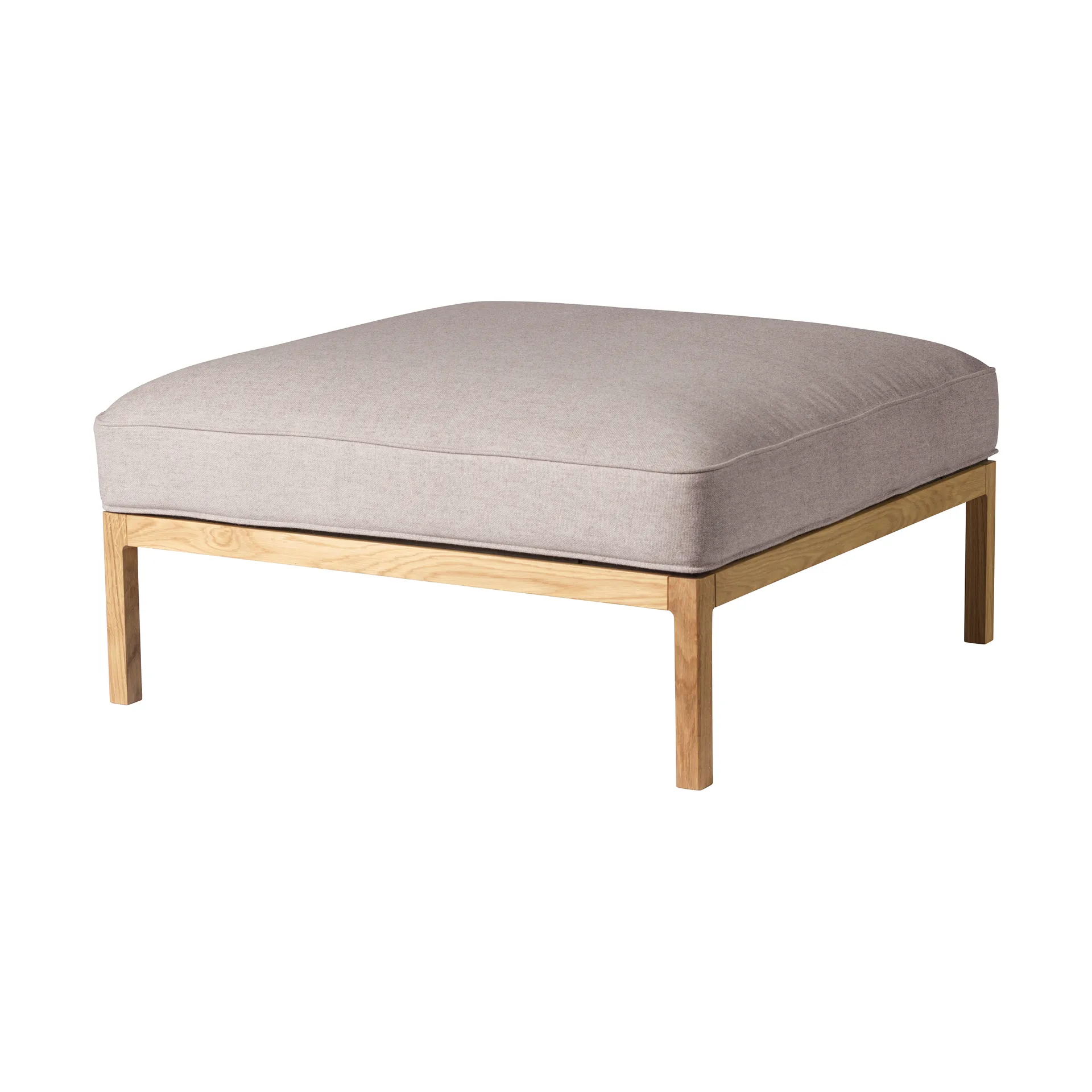 L37 7-9-13 sofamodul puff 90 cm, Stone-lakkert eik FDB Møbler