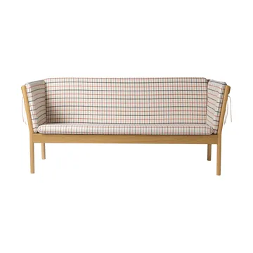 L45 MK154 sofa - Lakkert eik-stoff beige - FDB Møbler