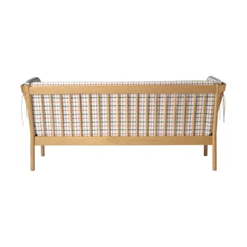 L45 MK154 sofa - Lakkert eik-stoff beige - FDB Møbler