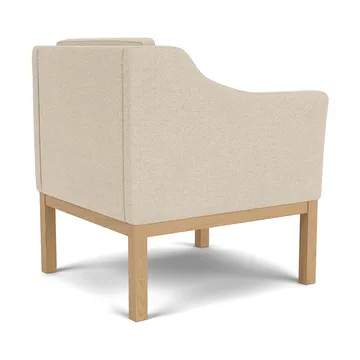 L46 MK155 easy chair karmstol  - Lakkert eik-stoff beige - FDB Møbler