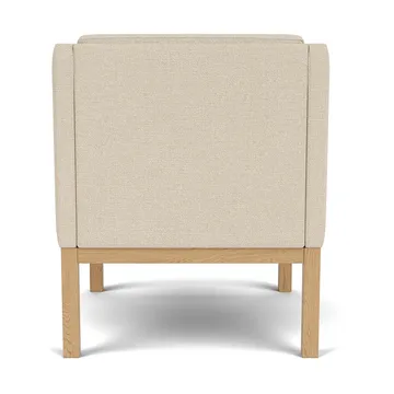 L46 MK155 easy chair karmstol  - Lakkert eik-stoff beige - FDB Møbler
