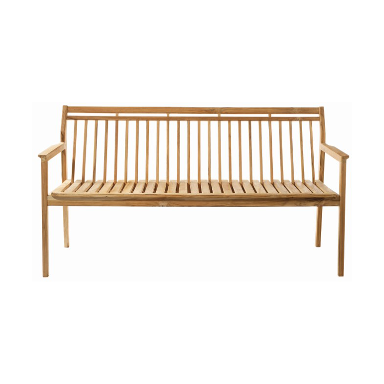 FDB Møbler M11 Sammen 3-seters benk Teak-natur oiled