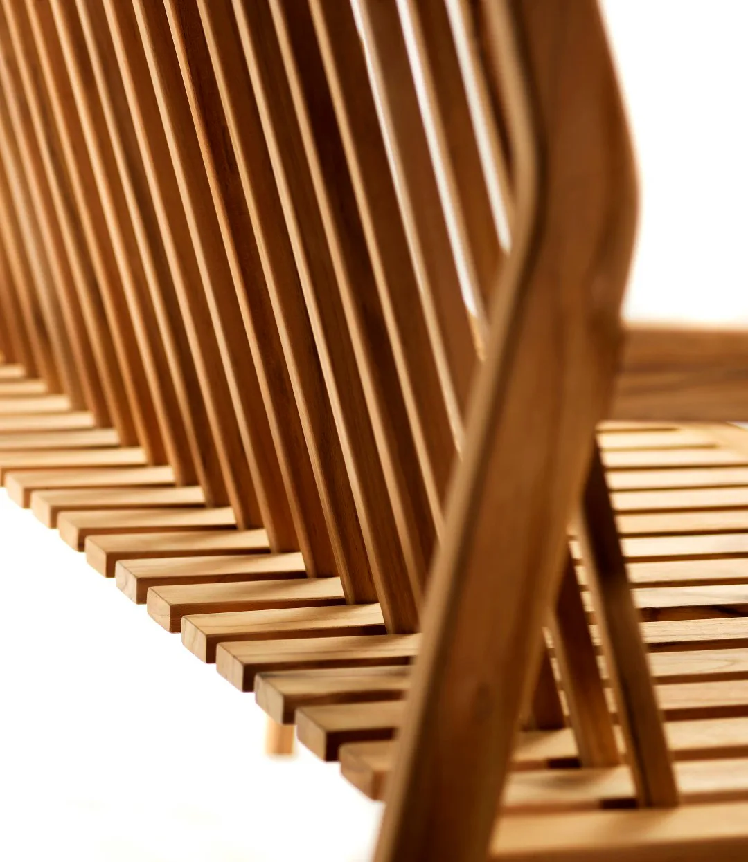 M11 Sammen 3-seters benk, Teak-natur oiled FDB Møbler