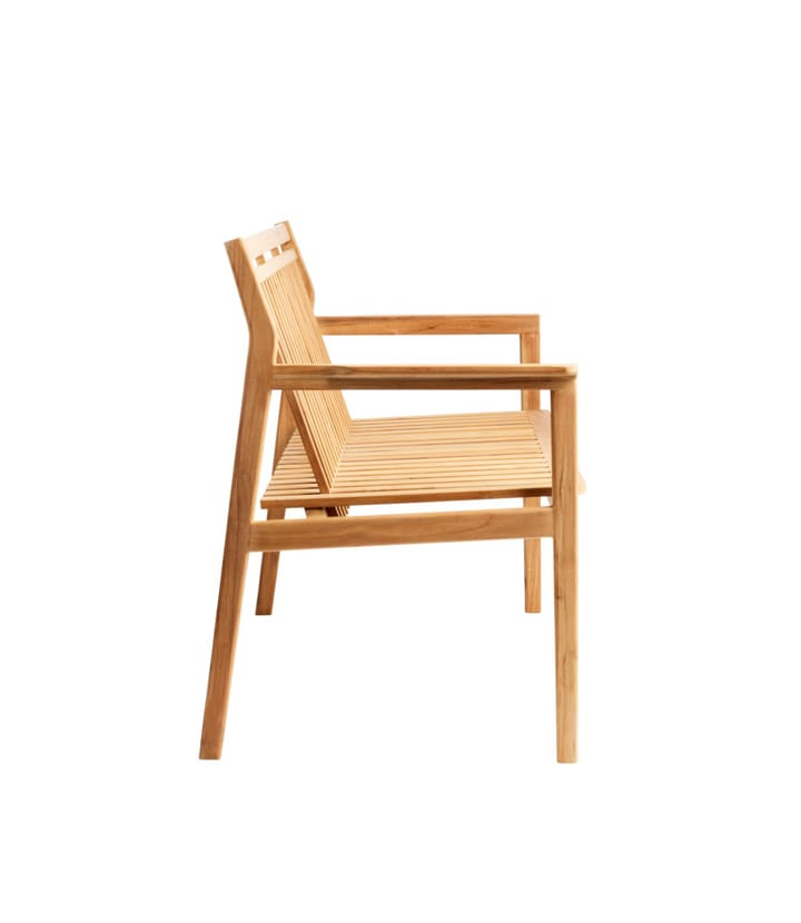 M12 Sammen 2-seters benk, Teak-non treated FDB Møbler