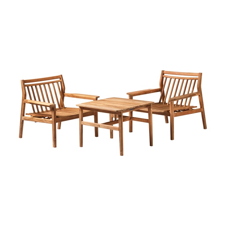 M19 Sammen loungebord 61,5x47,7 cm, Teak-natur oiled FDB Møbler