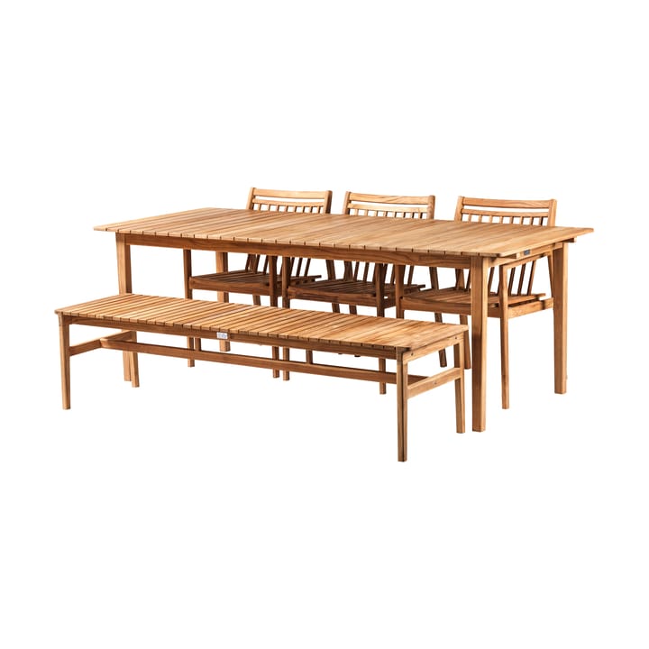 M2 Sammen hagebord, Teak-natur oiled FDB Møbler