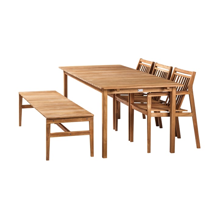 M2 Sammen hagebord, Teak-natur oiled FDB Møbler