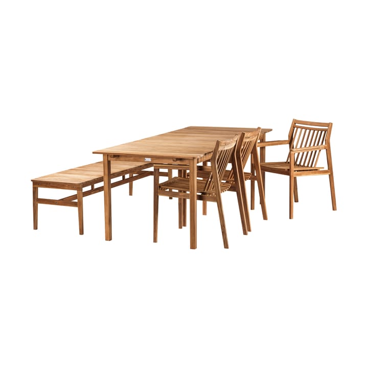 M2 Sammen hagebord, Teak-natur oiled FDB Møbler