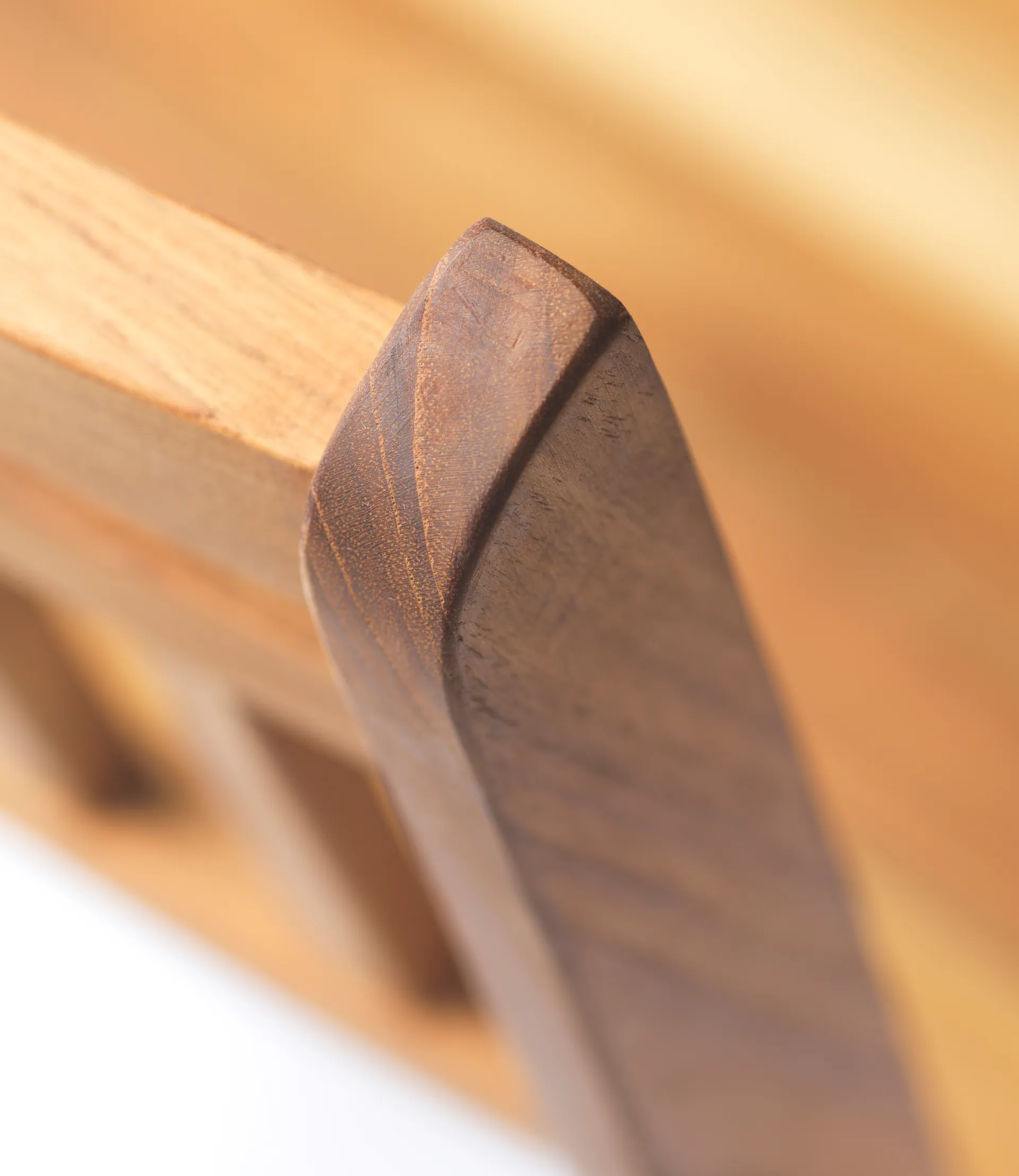 M23 Lilleø balkongstol, Teak-rustfritt stål FDB Møbler