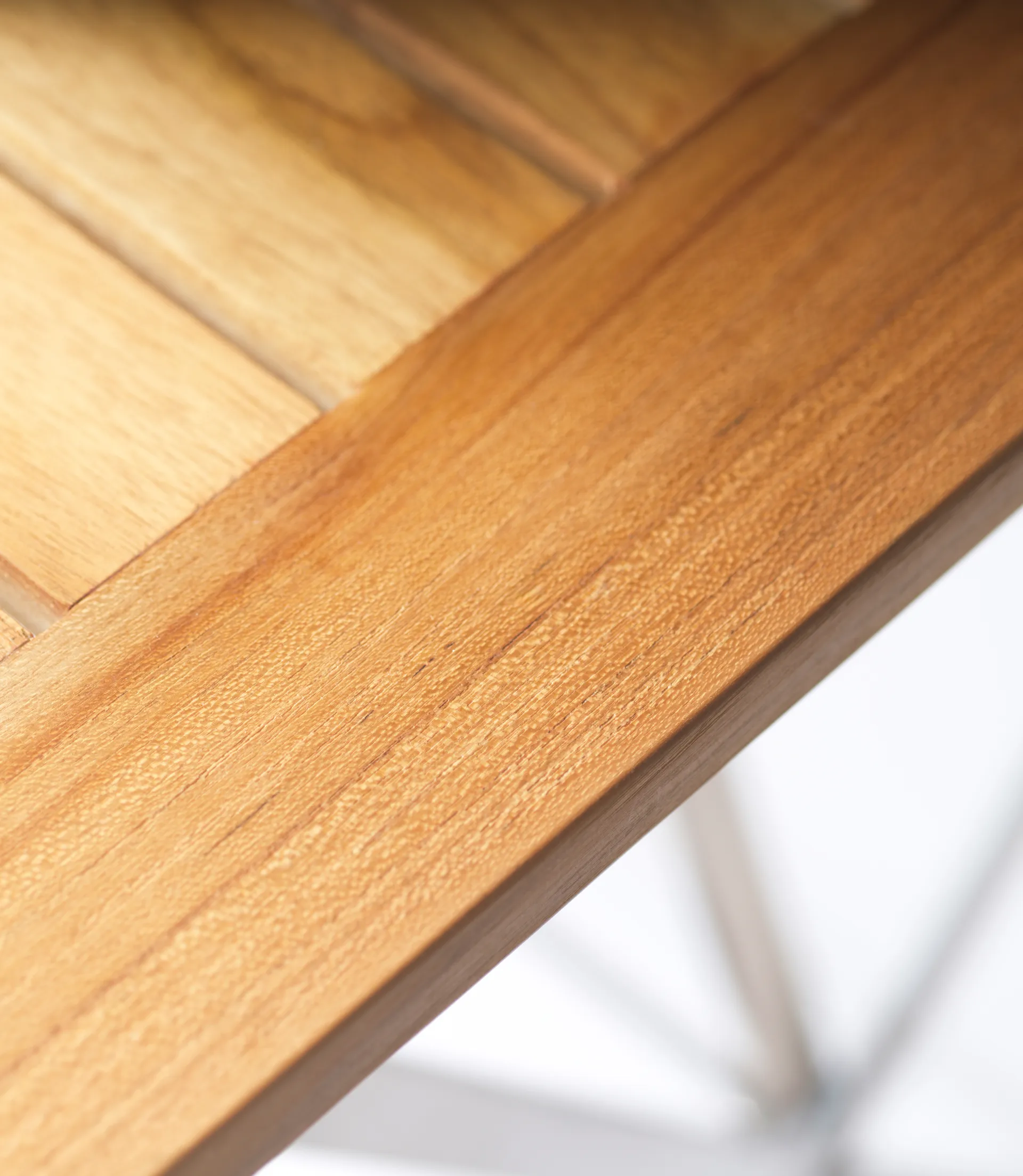 M26 Lilleø balkongbord, Teak-rustfritt stål FDB Møbler