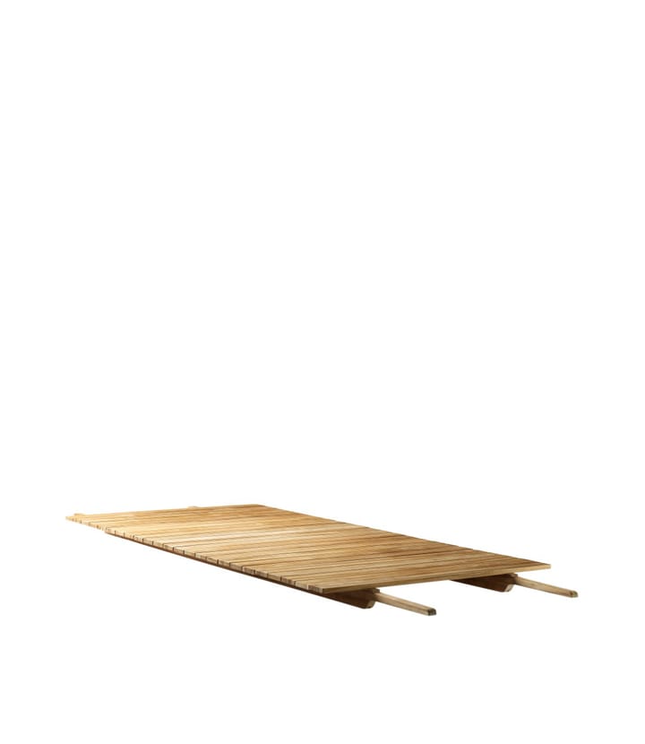 M4 Sammen Central Plate M2/M3 ileggsplate, 90x185 cm teak non treated FDB Møbler