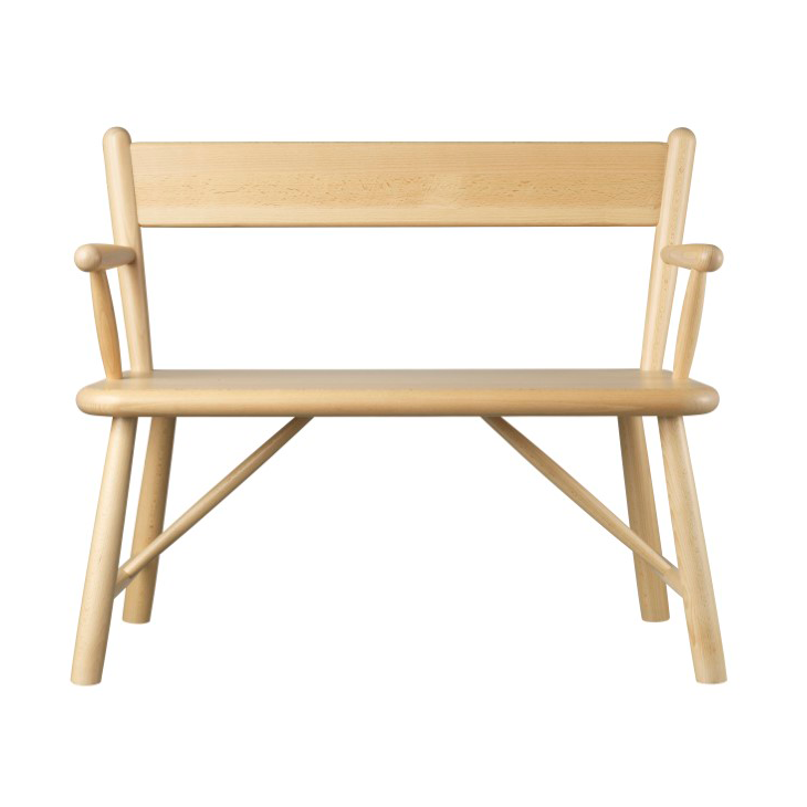 FDB Møbler P11 barnebenk Beech nature lacquered