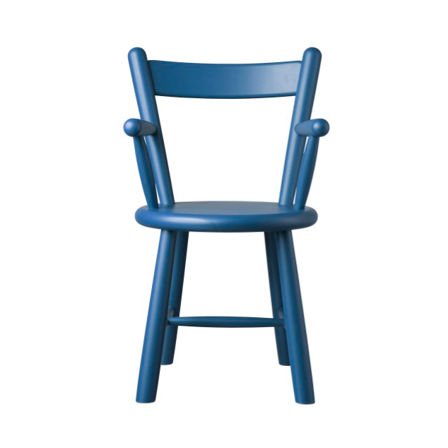 FDB Møbler P9 barnestol Beech blue panted