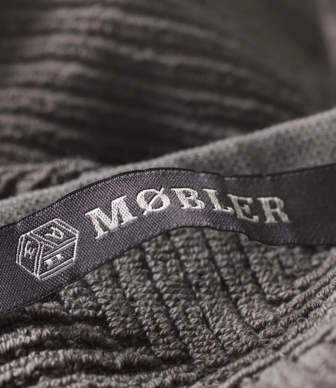 R33 Kirkeby håndkle 2-pakning, Granite gray FDB Møbler